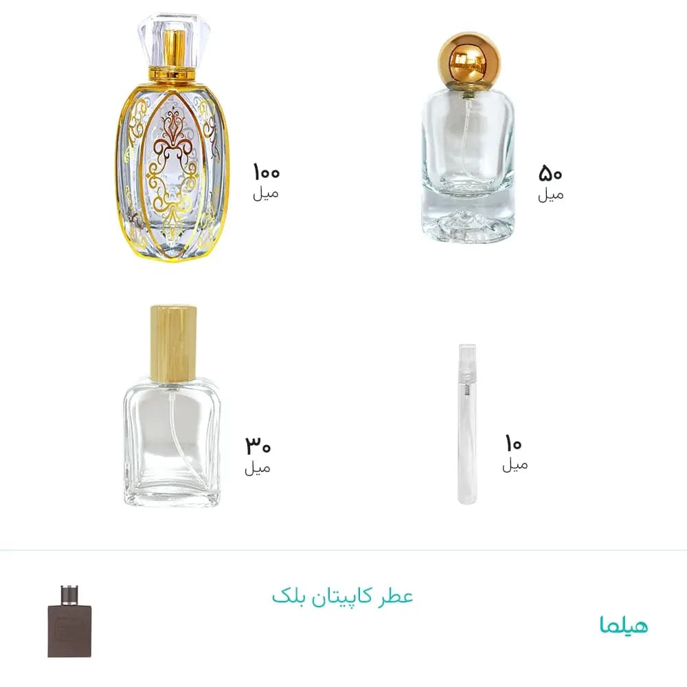 عطر کاپیتان بلک - جزئیات